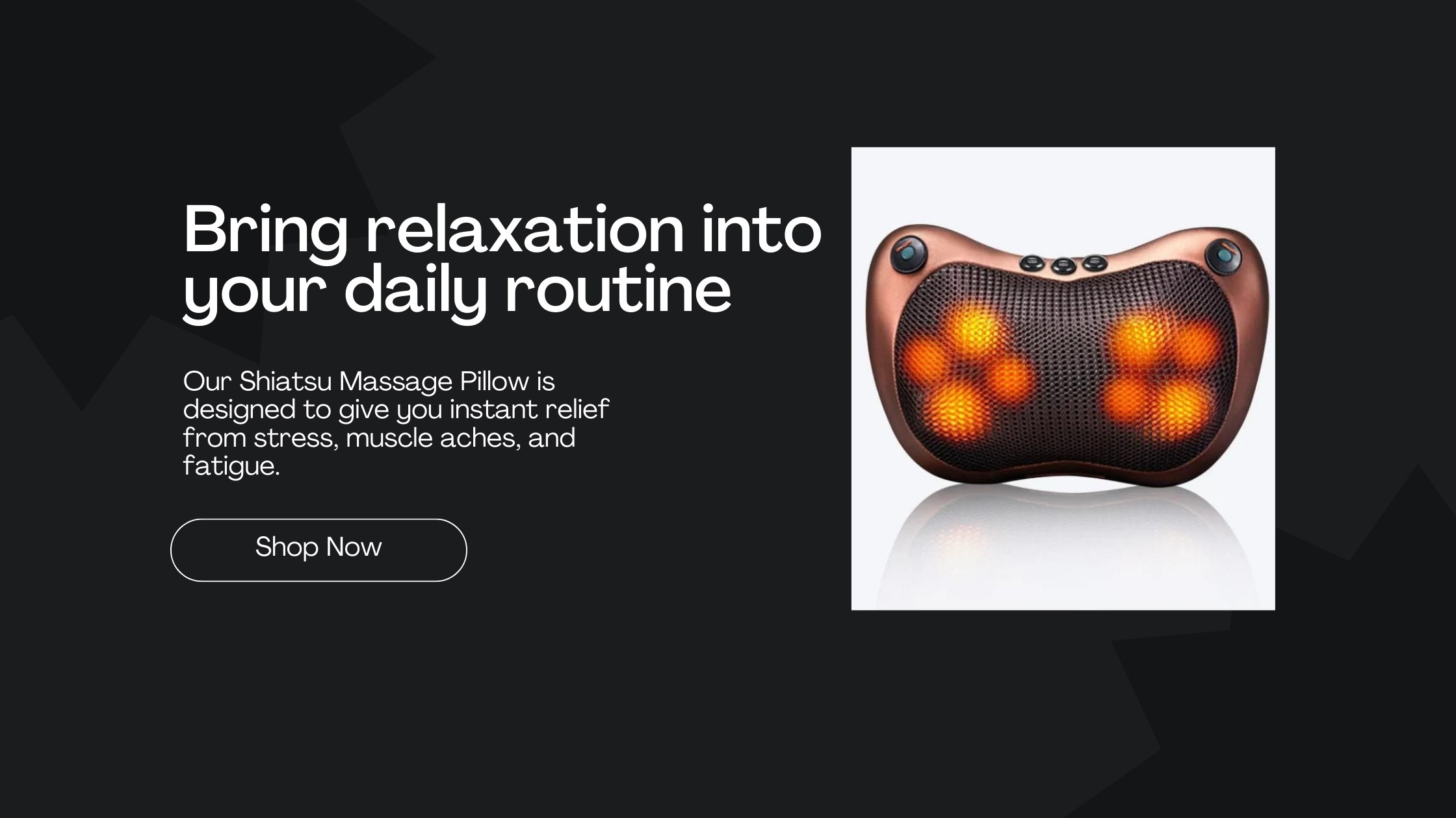 shiatsu massage pillow